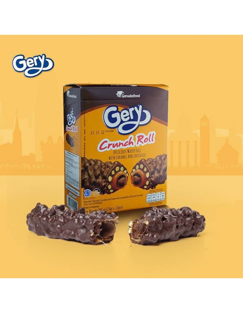 GERY CRUNCH ROLL CHOCOLATE 288G