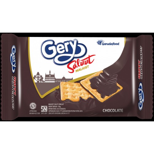 GERY SALUTE CHOCO CRACKERS 110G