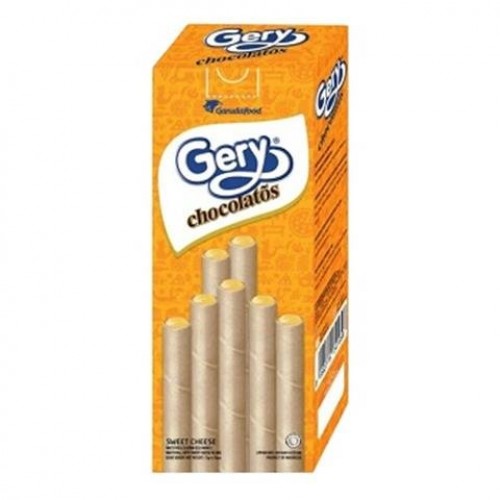 GERY SWEET CHEESE WAFER ROLL 10 X16G