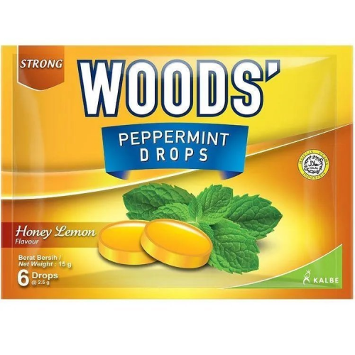 WOOD'S PEPPERMINT DROPS (LEMON) 6'S