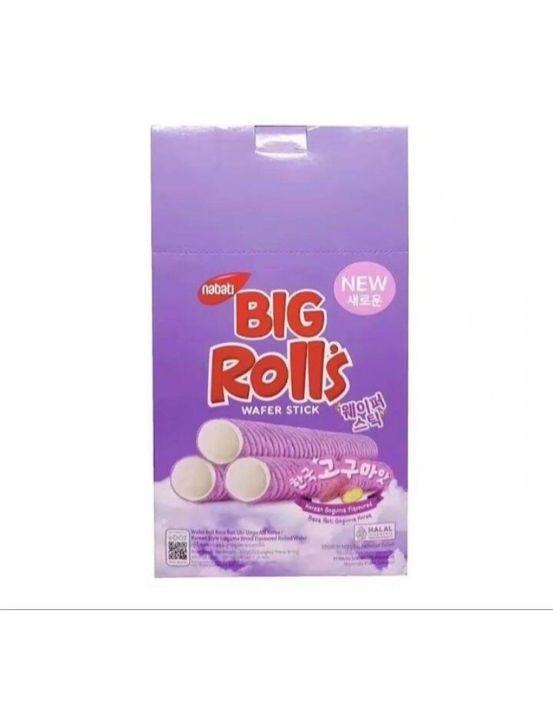 NABATI KOREAN GOGUMA BIG ROLLS 10 X16G