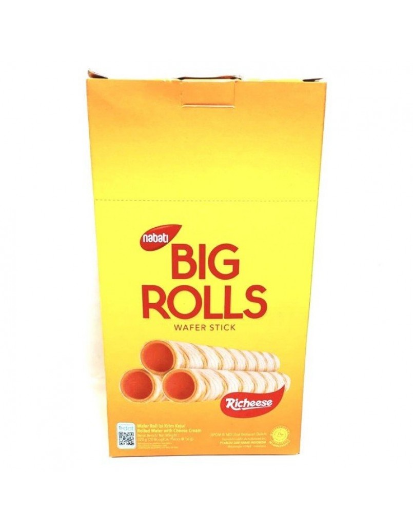 NABATI RICHEESE BIG ROLLS 10 X14G