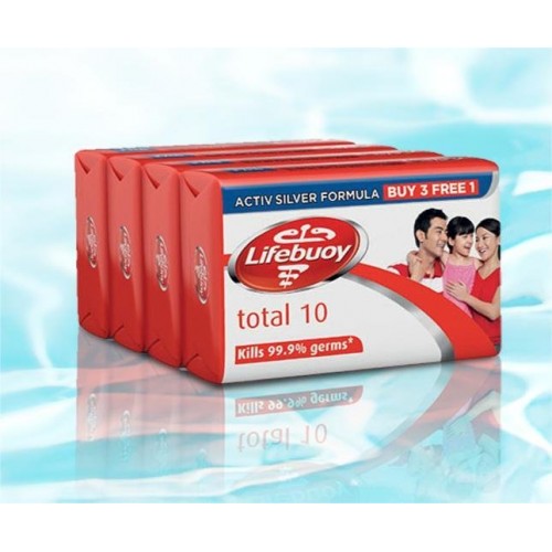 LIFEBUOY SOAP TOTAL 10 3+1 X115G