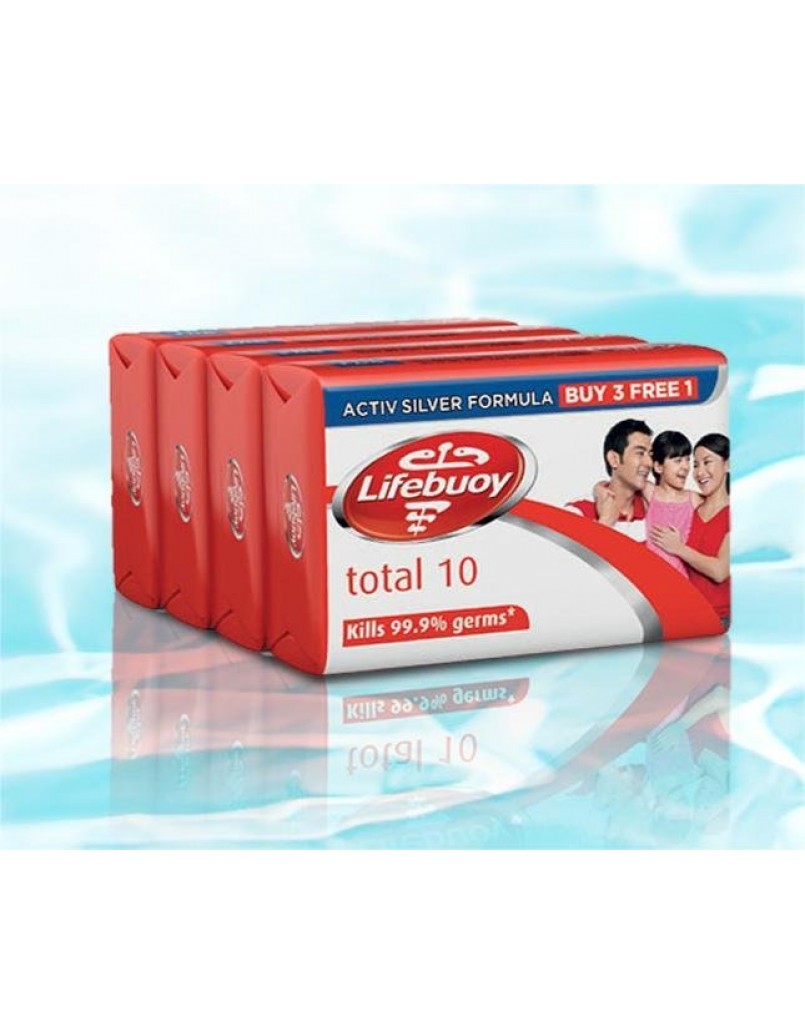 LIFEBUOY SOAP TOTAL 10 3+1 X115G