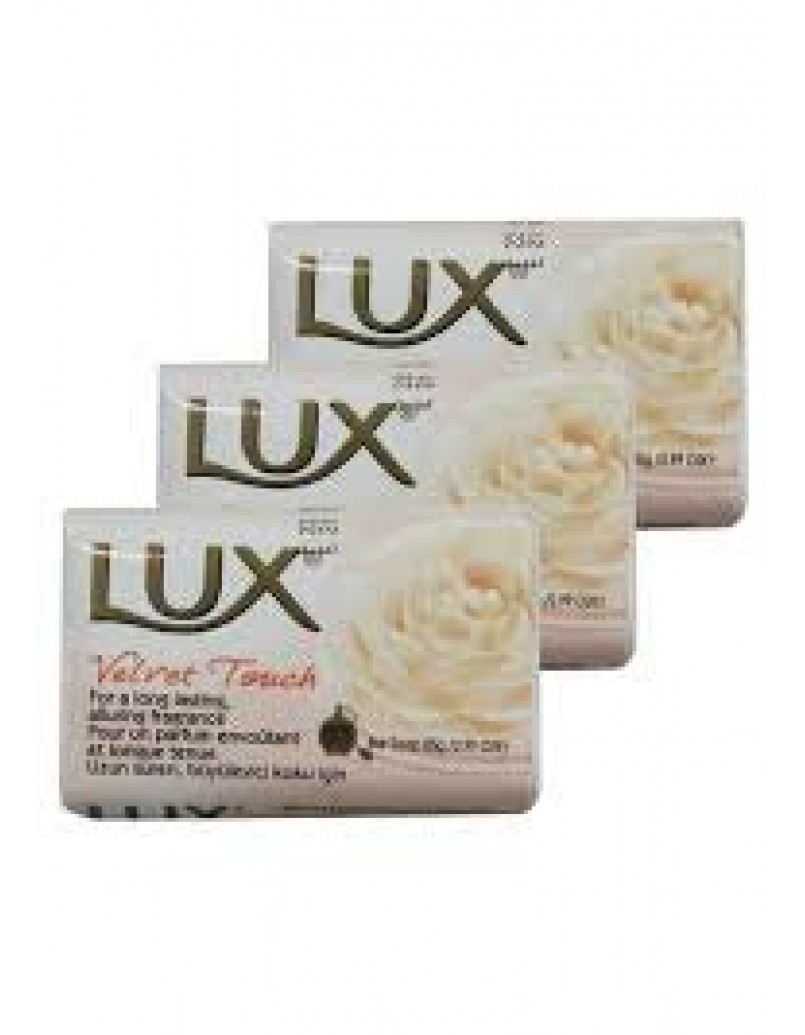 LUX SOAP VELVET (WHITE) 3 X85G