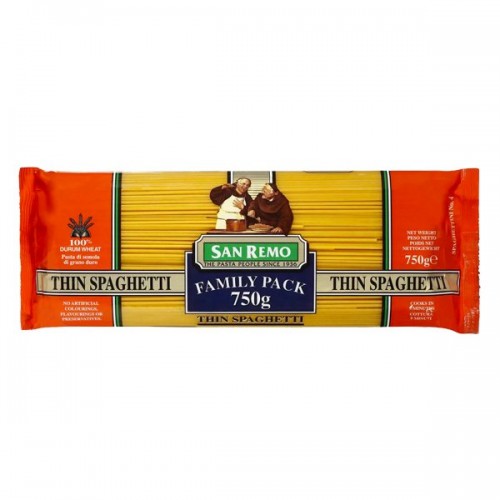SAN REMO SPAGHETTI (VALUE PACK) 750G