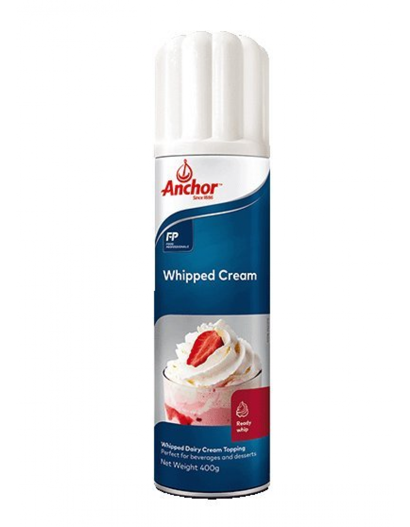 ANCHOR AEROSOL WHIPPED CREAM 400G