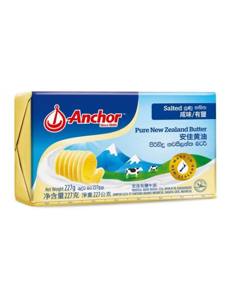 ANCHOR SALTED BUTTER 227G