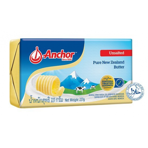 ANCHOR UNSALTED BUTTER 227G