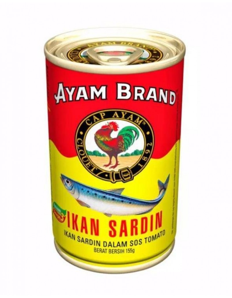 AYAM BRAND SARDING(RED) 155G