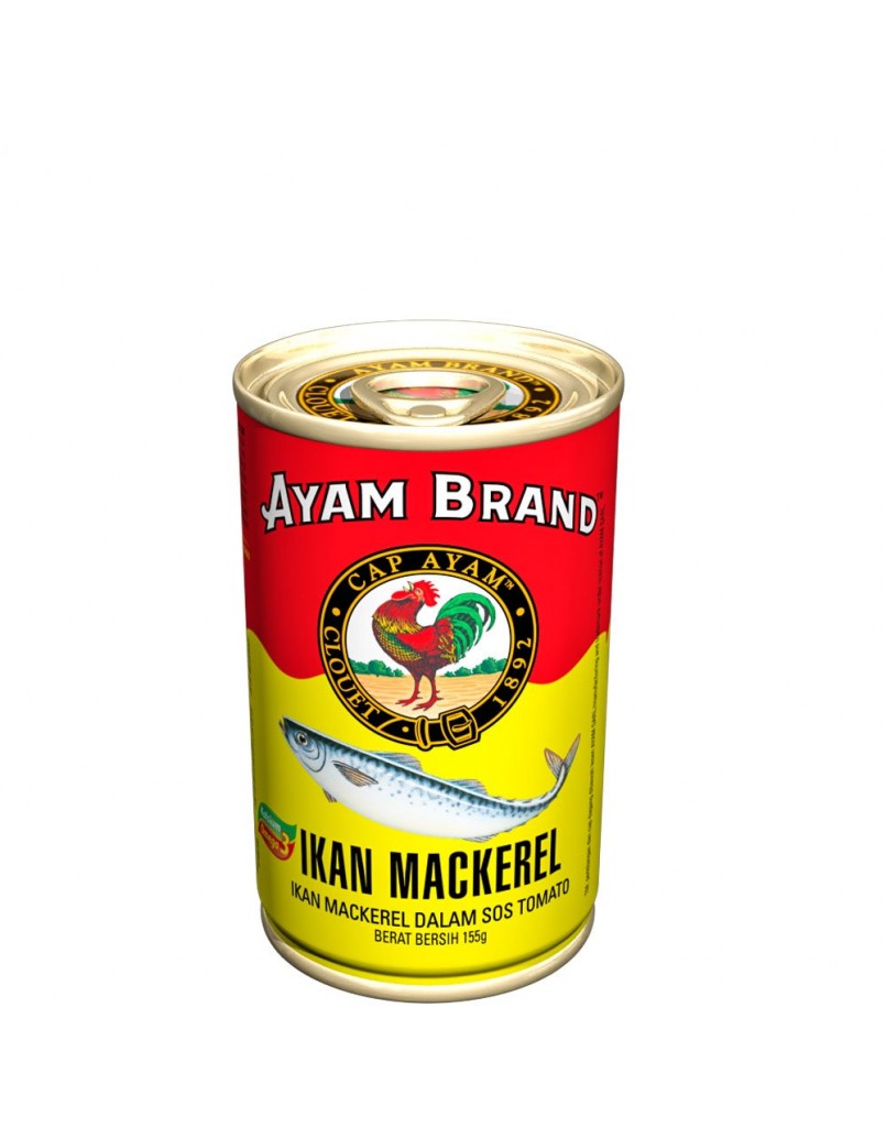 AYAM BRAND MACKEREL(BLACK) 155G