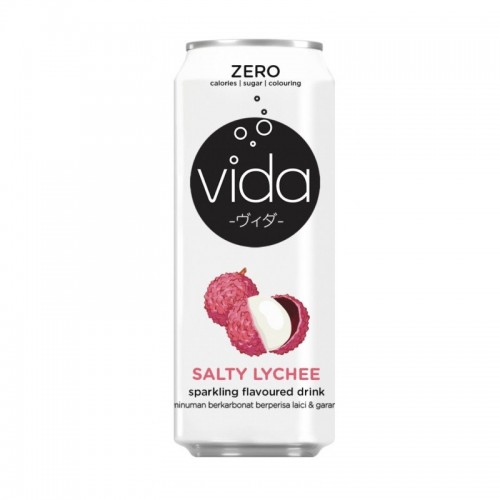VIDA ZERO SALTY LYCHEE 325ML