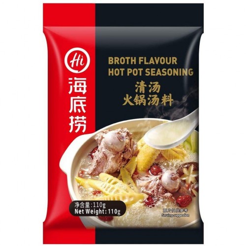 HTL BROTH FLV HOT POT 海底捞-清汤 110G