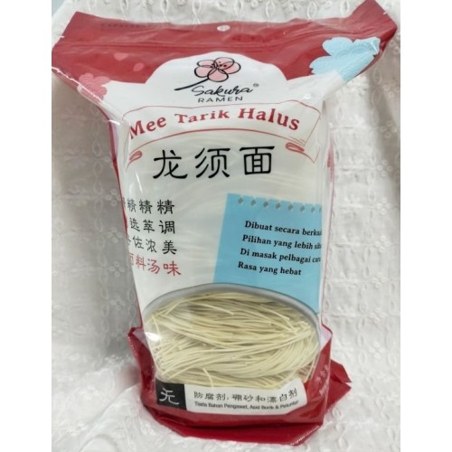 SAKURA YUEN TUNG DRAGON BEARD NOODLE 龙须面 500G