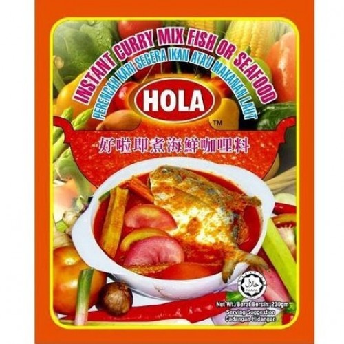 HOLA INSTANT CURRY FISH 200G