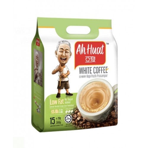 AH HUAT WHITE COFFEE (NO SUGAR) 15 X20G