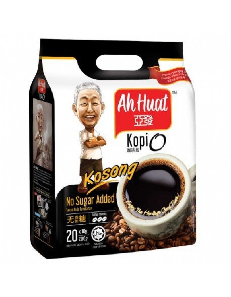 AH HUAT KOPI'O (NO SUGAR) 20 X10G