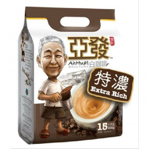 AH HUAT WHITE COFFEE (EXTRA RICH) 15 X40G