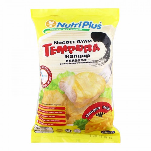 NUTRIPLUS TEMPURA NUGGET CHEESE 800G