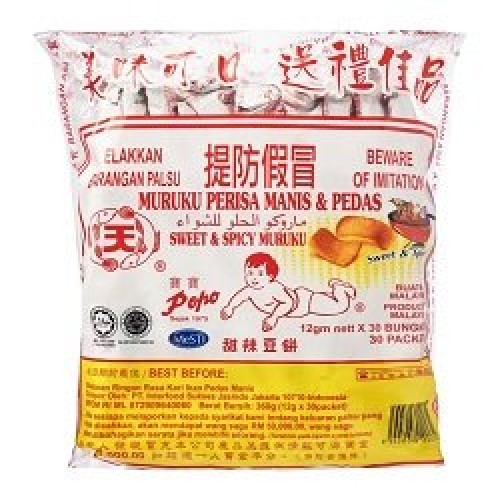 POPO MURUKU IKAN SWEET&SPICY 30 X20SEN