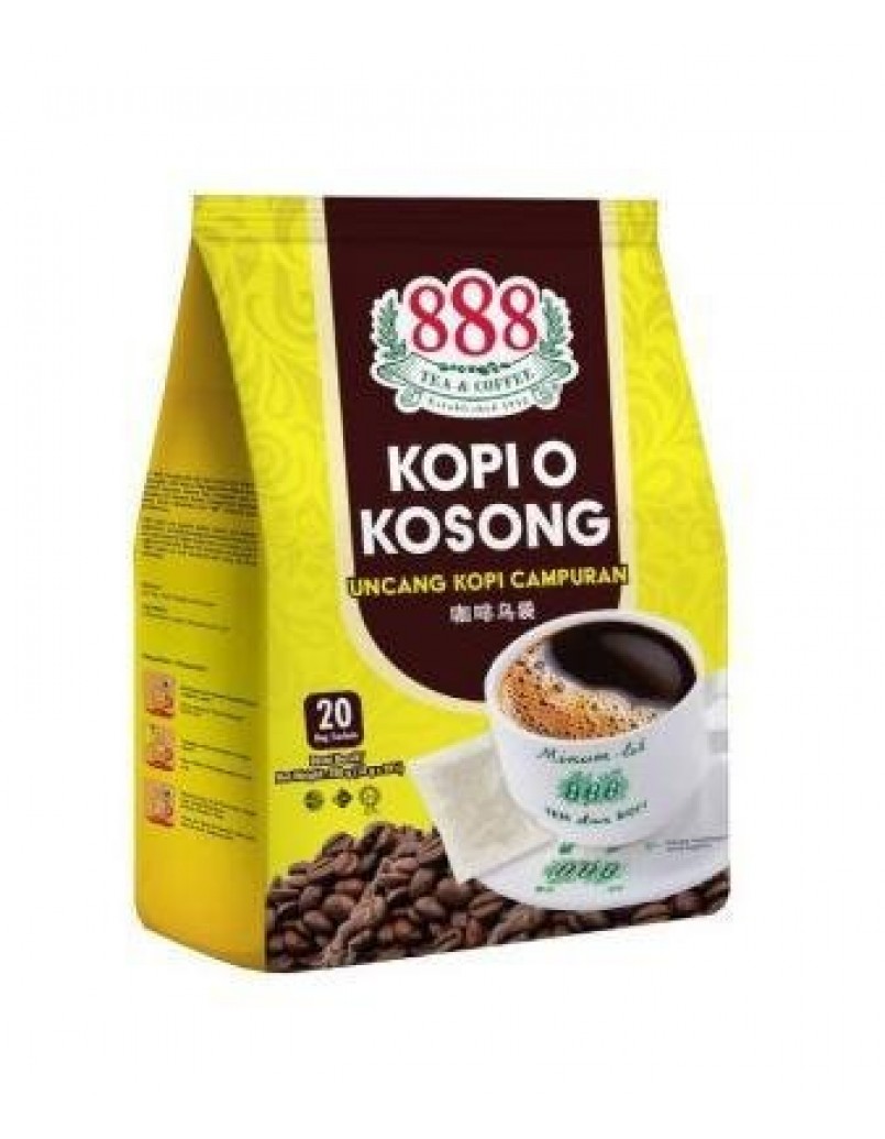 888 KOPI-O WITHOUT SUGAR 20 X10G