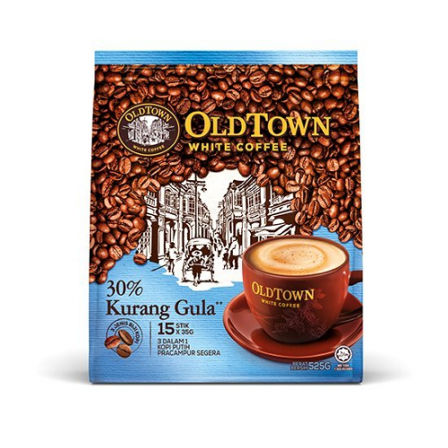 OLD TOWN 3IN1 WHITE CFE(LESS SUGAR) 15 X35G