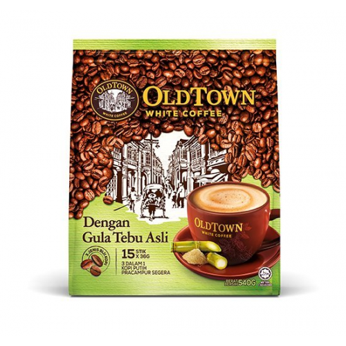 OLD TOWN 3IN1 WHITE CFE(CANE SUGAR) 15 X36G