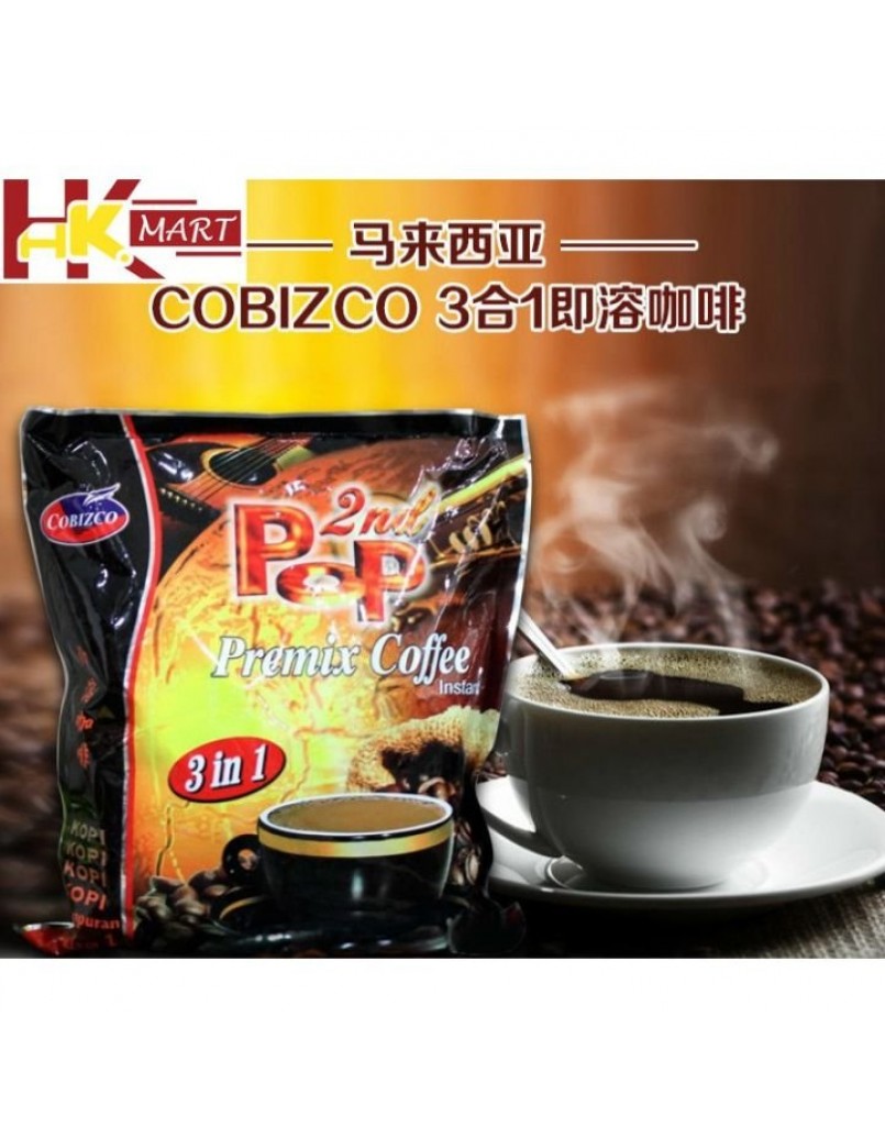 COBIZCO 2ND POP 3IN1 PREMIX COFFEE 26 X18G