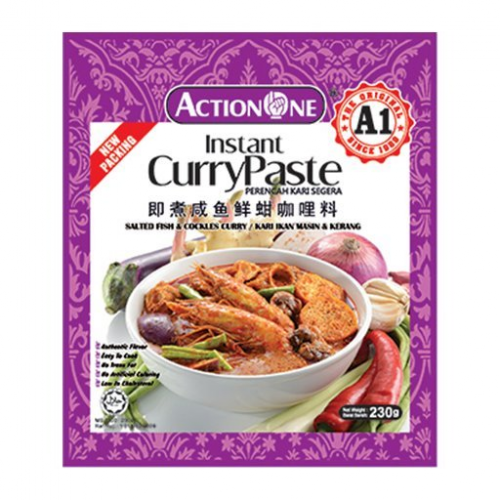 ACTION ONE SALTED FISH&COCKIES FLA 230G