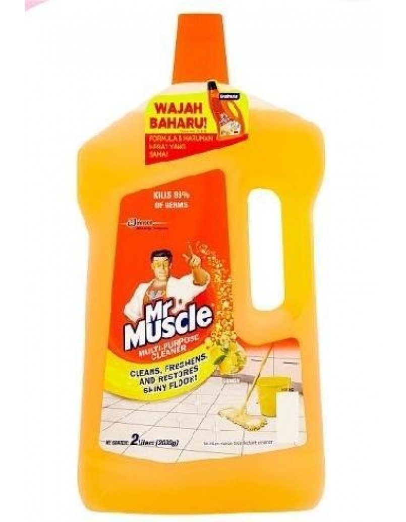 MR MUSCLE FLOOR CLEANS (LEMON) 2L