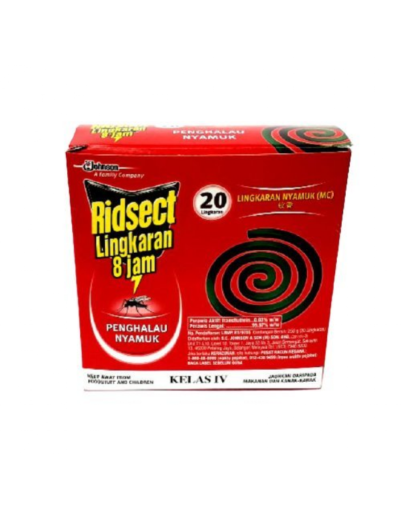 RIDSECT MOSQUITO COIL 8H 20'S