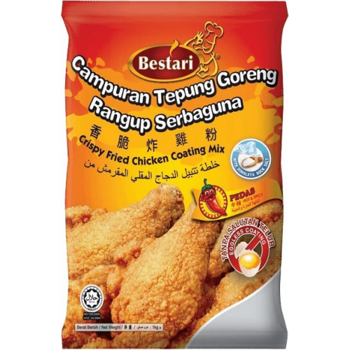 BESTARI FRIED CHICKEN HOT&SPICY 1KG