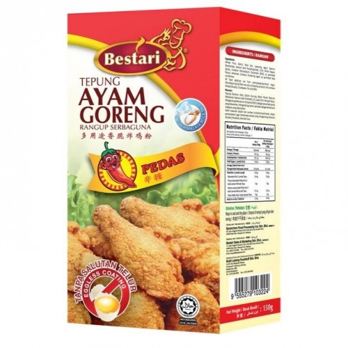 BESTARI FRIED CHICKEN HOT&SPICY 150G