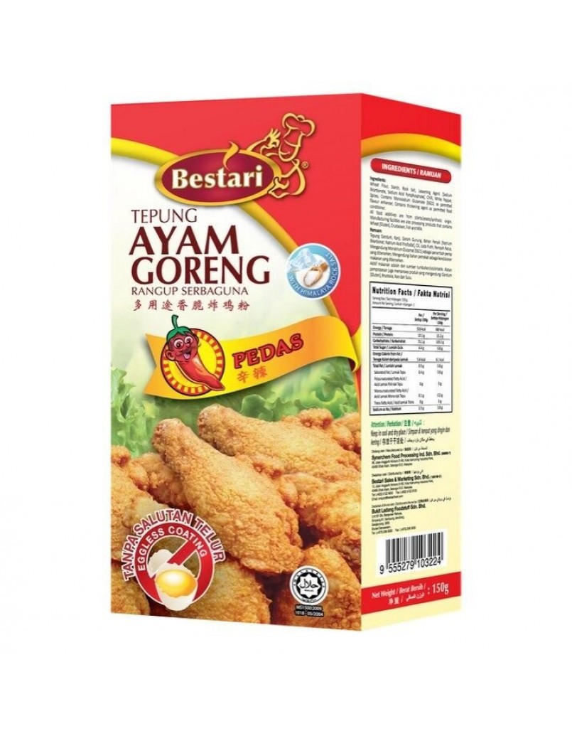 BESTARI FRIED CHICKEN HOT&SPICY 150G