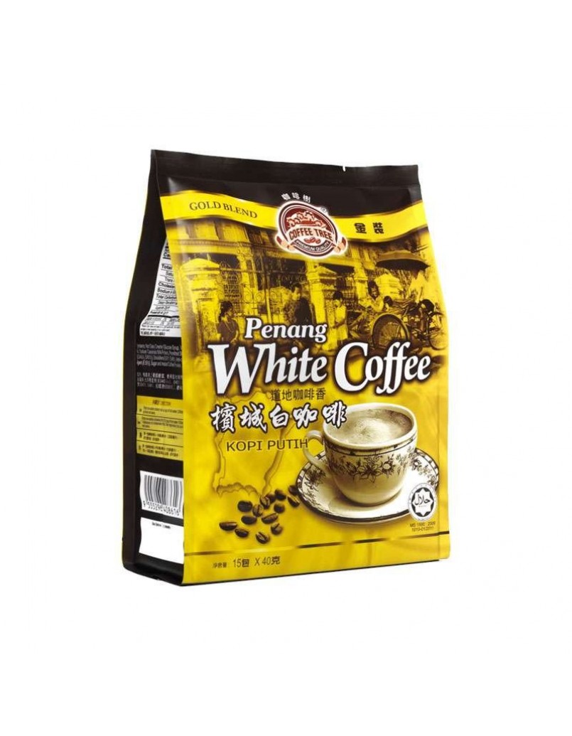 COFFEE TREE PENANG WHITE COFFEE(SUGAR) 15 X40G