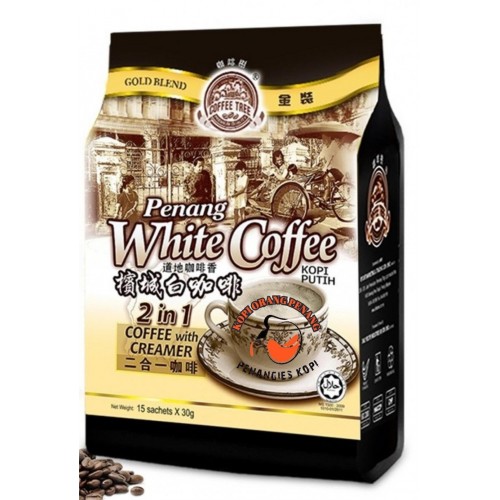 COFFEE TREE PENANG WHITE COFFEE(NO SUGAR) 15 X30G