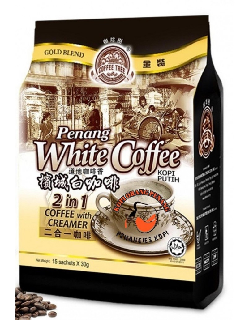 COFFEE TREE PENANG WHITE COFFEE(NO SUGAR) 15 X30G