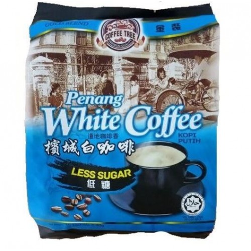 COFFEE TREE PENANG WHITE COFFEE(LESS SUGAR) 15 X40G