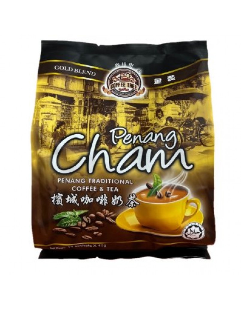 COFFEE TREE PENANG WHITE COFFEE(CHAM) 15 X40G