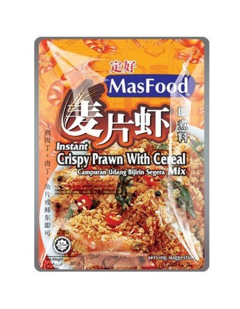 MASFOOD PRAWN W/CEREAL 80G