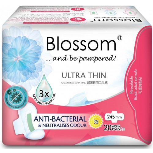 BL01 BLOSSOM ULTRA THIN DAY USE 20PCS