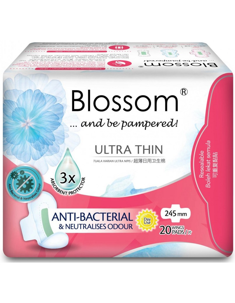 BL01 BLOSSOM ULTRA THIN DAY USE 20PCS