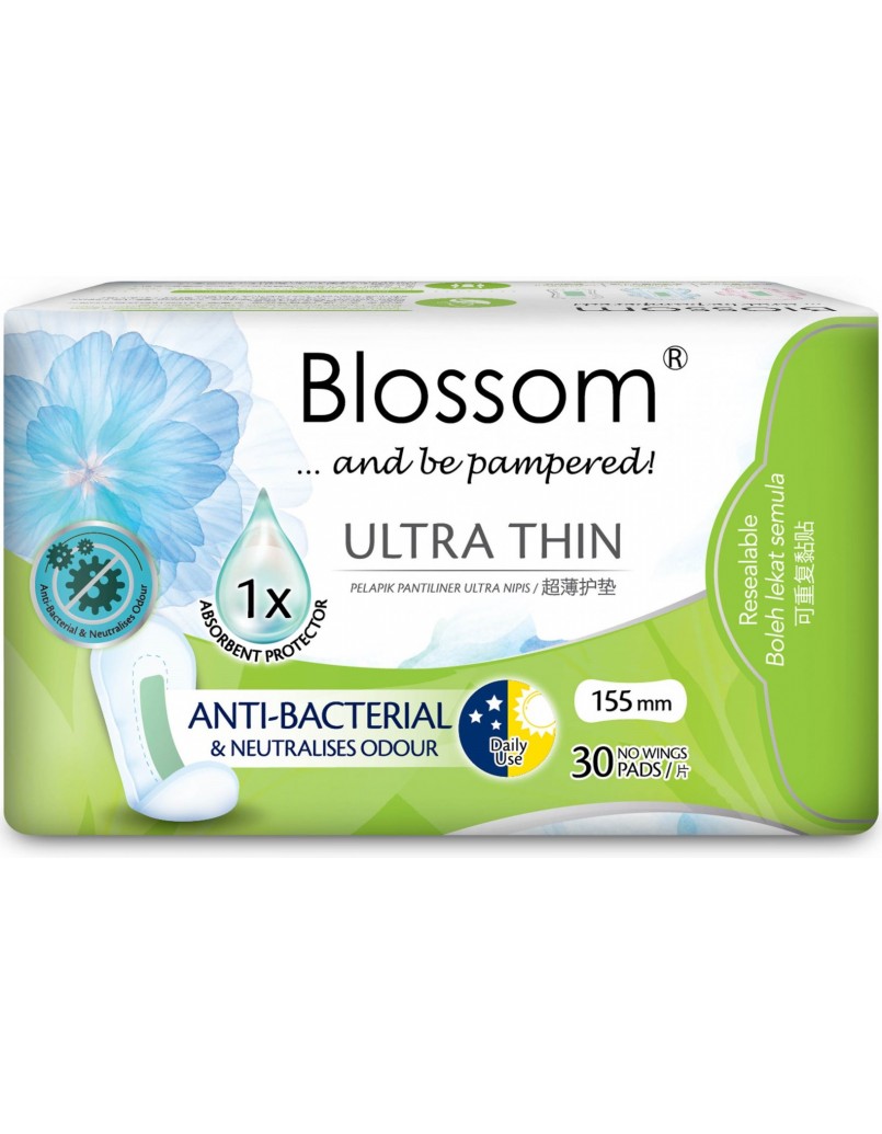 BL03 BLOSSOM ULTRA THIN PANTYLINER 30PCS