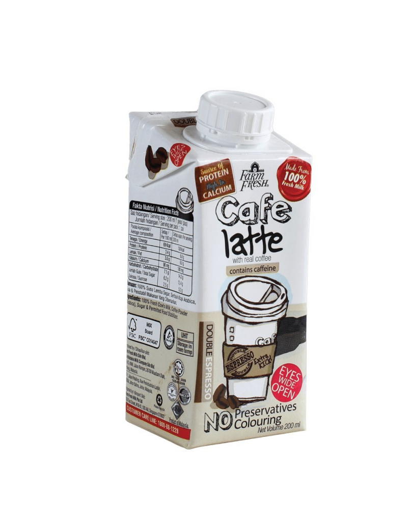 FARM FRESH UHT LATTE 200ML