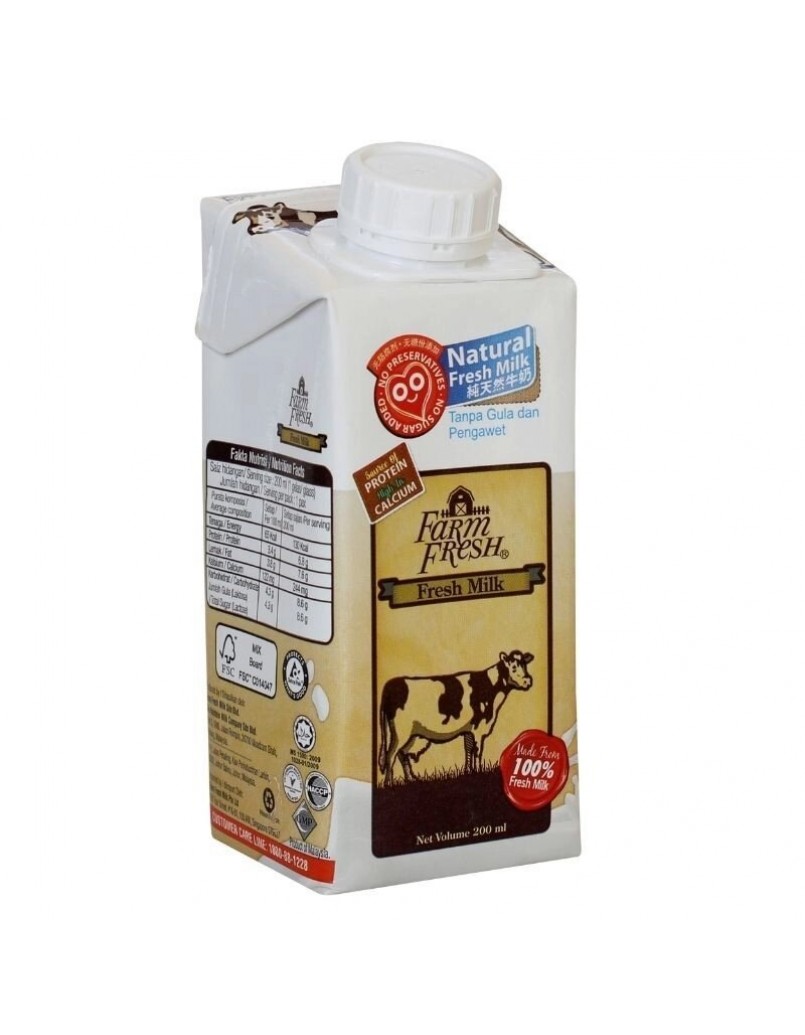 FARM FRESH UHT MILK 200ML