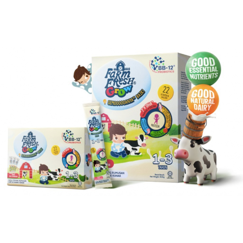FARM FRESH GROW MILK POWDER 1-3 YR 500G
