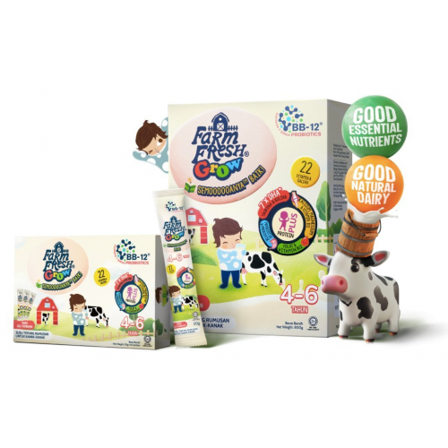 FARM FRESH GROW MILK POWDER 4-6 YR 500G