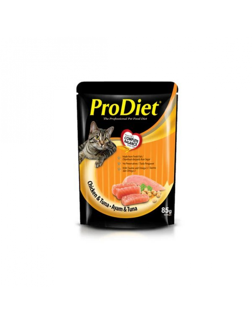 PRODIET CHICKEN & TUNA 85G