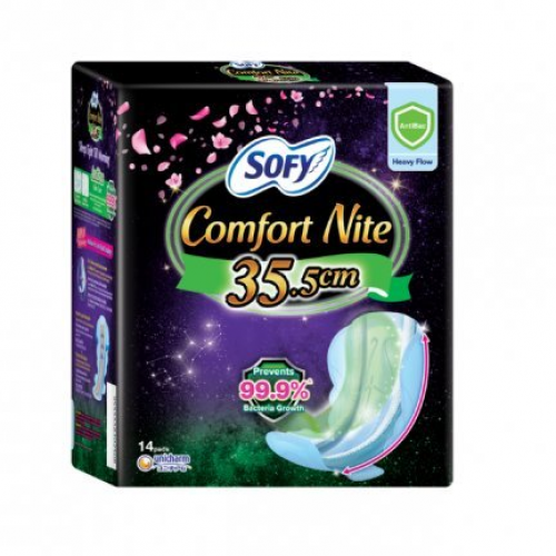 SOFY CNWS ANTIBAC 35.5CM 14'S