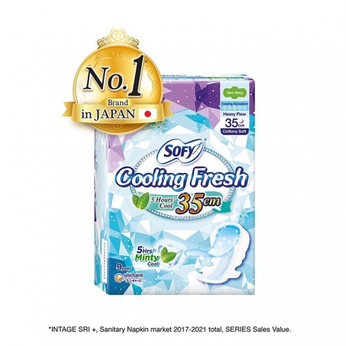 SOFY COOLING FRESH 35CM 9'S